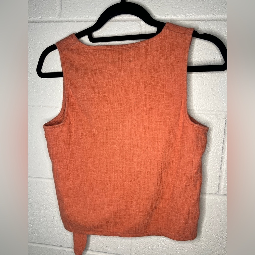 Madewell Tie Front Sleeveless - Picture 2 of 3